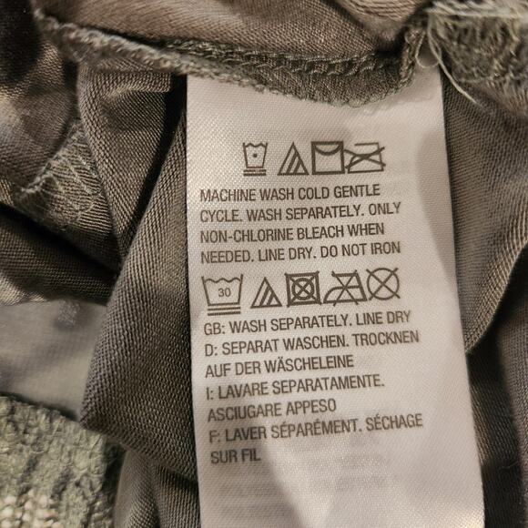 LOGO By Lori Goldstein Green Lace Swiss Dot Tank Top Size 3X Flowy Beach Coastal - Picture 6 of 11